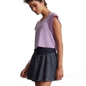 Varley Adams Skort Mini Skirt Women’s Cluster Leopard Print Sports EUC Size XS